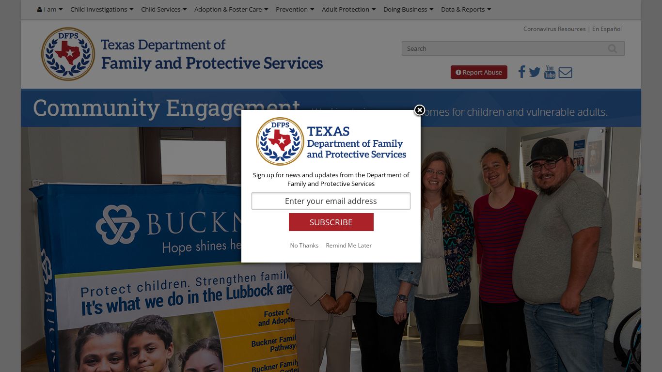 Texas Department of Family and Protective Services (DFPS)